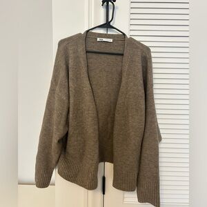 Zara Women's Tan Cardigan
